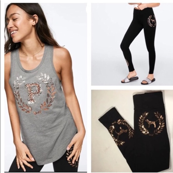 PINK Victoria's Secret Pants - NWT vs pink bling outfit s